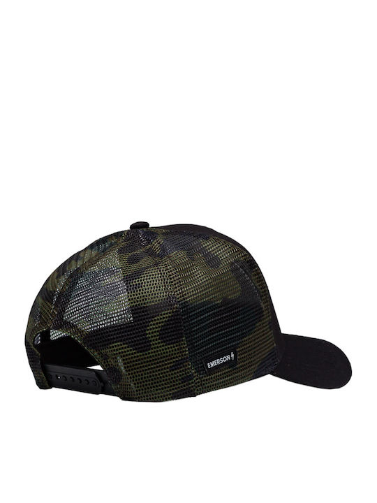 202.EU01.70 Мъжки Jockey с мрежа Черен Camo