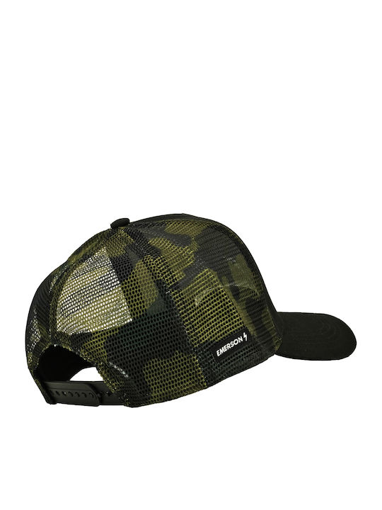 202.EU01.70 Мъжки Jockey с мрежа Черен Camo