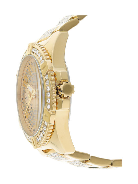 Guess Frontier Ρολόι Μπαταρίας με Μεταλλικό Μπρασελέ Guess Frontier Ρολόι Μπαταρίας με Μεταλλικό Μπρασελέ
