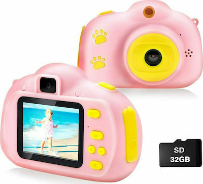 SPM Παιδική Φωτογραφική Compact Φωτογραφική Μηχανή 8MP με Οθόνη 2" Ροζ