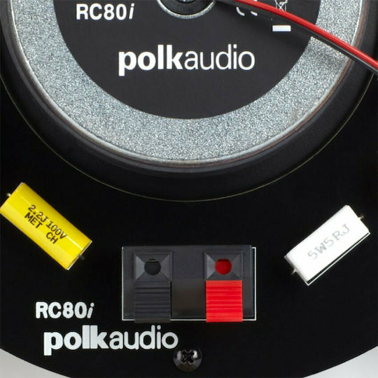 Polk Audio RC80i Ηχεία Οροφής 100W (Ζεύγος) Λευκά
