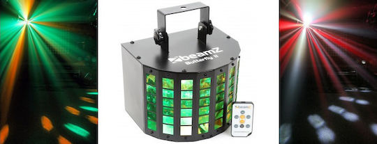 BeamZPro Bewegtes Licht LED Butterfly II Mini Derby RGBWA mit Fernbedienung
