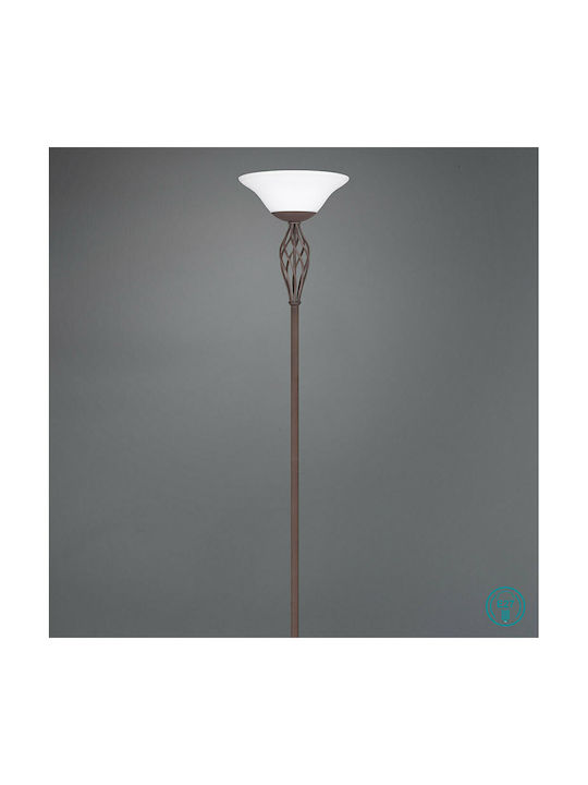 Trio Lighting Rustica Vintage Φωτιστικό Δαπέδου Υ180xΜ33εκ. με Ντουί για Λαμπτήρα E27 Χάλκινο