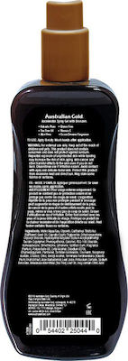 Australian Gold Accelerator Gel with Instant Bronzer Waterproof Gel Tanning for the Body in Spray 237ml