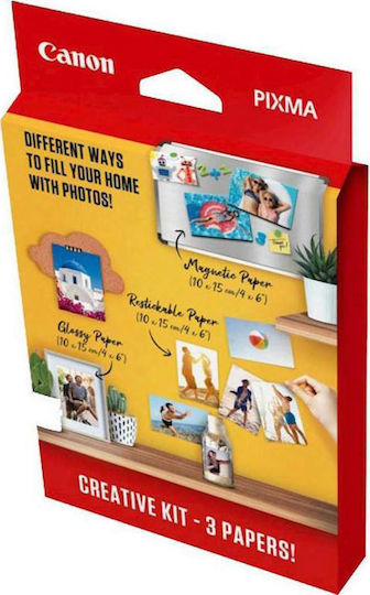 Canon MG101+RP-101PP201 Photo Paper Pixma Creative Kit 2 A6 (10x15) for Thermal Sublimation/Transfer Printers 3 Sheets