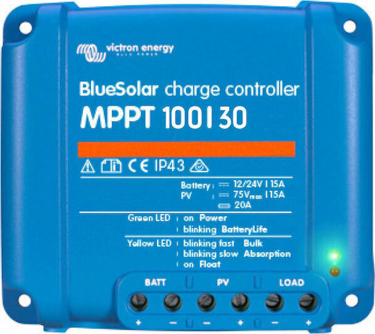 Victron Energy BlueSolar MPPT 100/30 Ρυθμιστής Φόρτισης 24V 30A