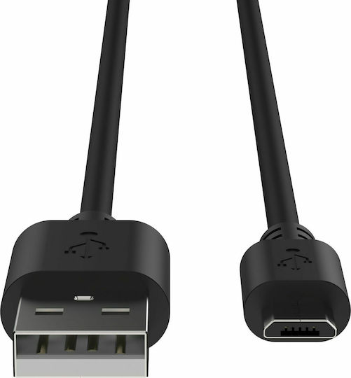 Ansmann Regulär USB 2.0 auf Micro-USB-Kabel Schwarz 1m (1700-0129) 1Stück