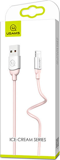 Usams Sj245 Ice Cream USB-A to Lightning Cable Pink 1m (SJ245USB04)