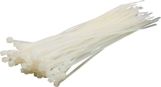 LogiLink Δεματικά Καλωδίων Πλαστικά 130mmx2.5mm σε Λευκό χρώμα (100τμχ) (KAB0002)