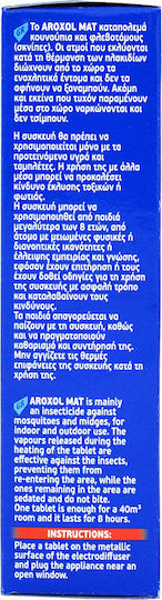 Aroxol Εντομοαπωθητικές Ταμπλέτες για Κουνούπια 30 tabs 30τμχ