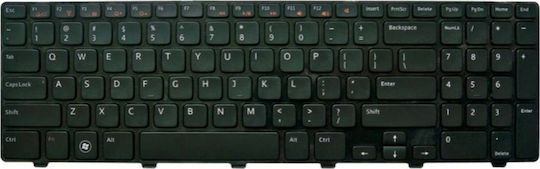 Πληκτρολόγιο Laptop για Inspiron 15R N5110 με Πλαίσιο και Διάταξη Αγγλικά (US) σε Μαύρο χρώμα K168