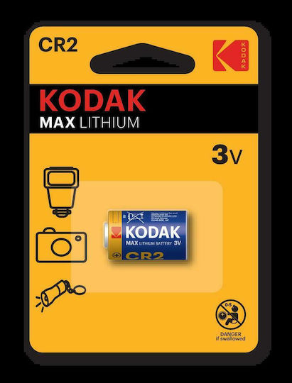 Kodak Max Lithium Batterie CR2 3V Einweg (Long Life) 1 Stück