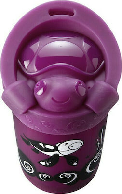 Tommee Tippee No Knock Toddler Plastic Cup 300ml for 12m+ Purple