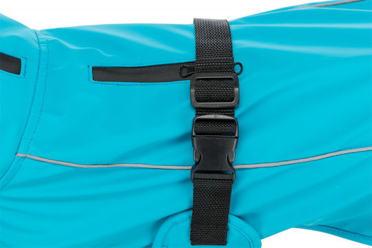 Trixie Vimy Turquoise Waterproof / Windproof Dog Coat with 35cm Back Length