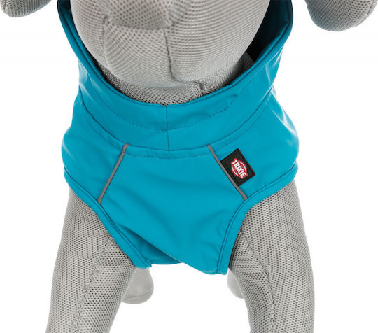 Trixie Vimy Turquoise Waterproof / Windproof Dog Coat with 35cm Back Length