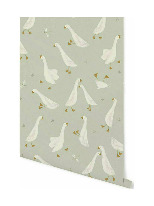 Little Dutch Kids Fabric Wallpaper Little Goose L300xH280cm