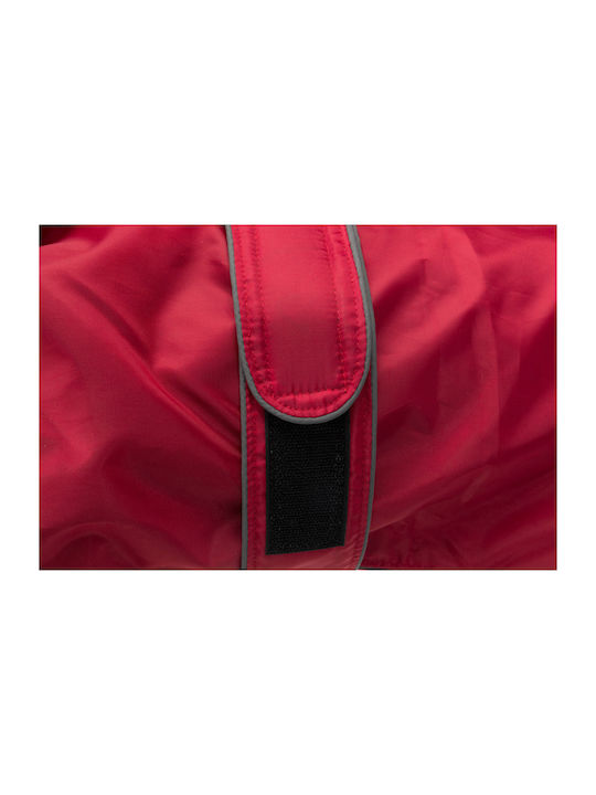 Trixie Orleans Red Fleece / Waterproof Dog Coat with 55cm Back Length