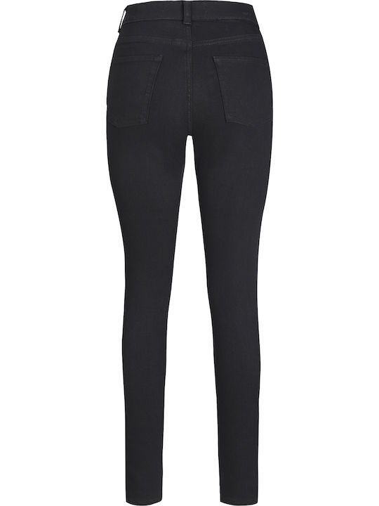Ψηλόμεσο Γυναικείο Jean Παντελόνι σε Skinny Εφαρμογή Μαύρο