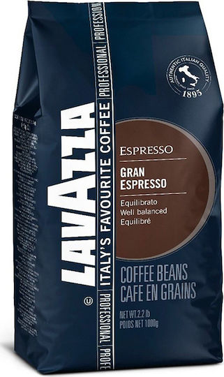 Lavazza Espresso Coffee Gran Whole Beans 1kg