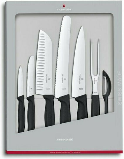 Victorinox Inox Cooking Utensil Set Black Swiss Classic 7pcs