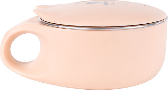 Kikka Boo Baby Food Bowl Stainless Steel Food Bowl 200ml Metallic Pink