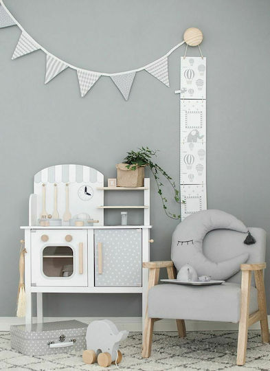 Jabadabado Wachstumstabelle für Kinder und Babys Stern Gray