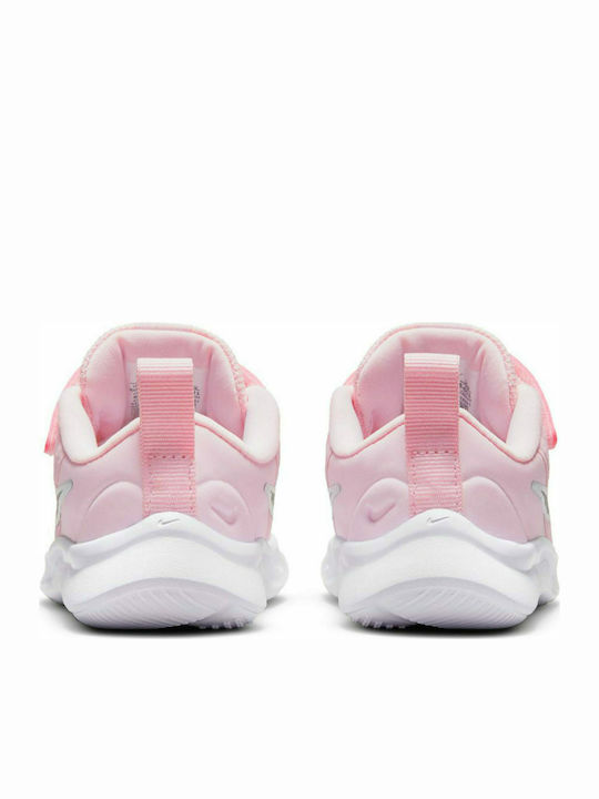 Star Runner Star Runner 3 Kids Sports Shoes Running with Hoop & Loop Closure Pink Foam / Black