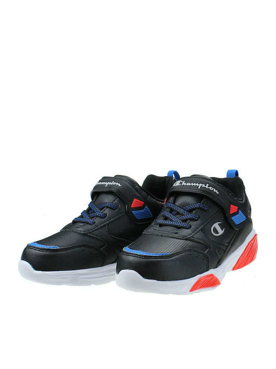 Wave B Ps Kids Sneakers with Scratch & Lights Blue