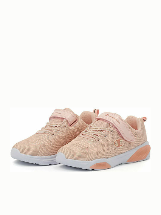 Wave G Ps Kinder Sneakers mit Klettverschluss & Lichtern Rosa