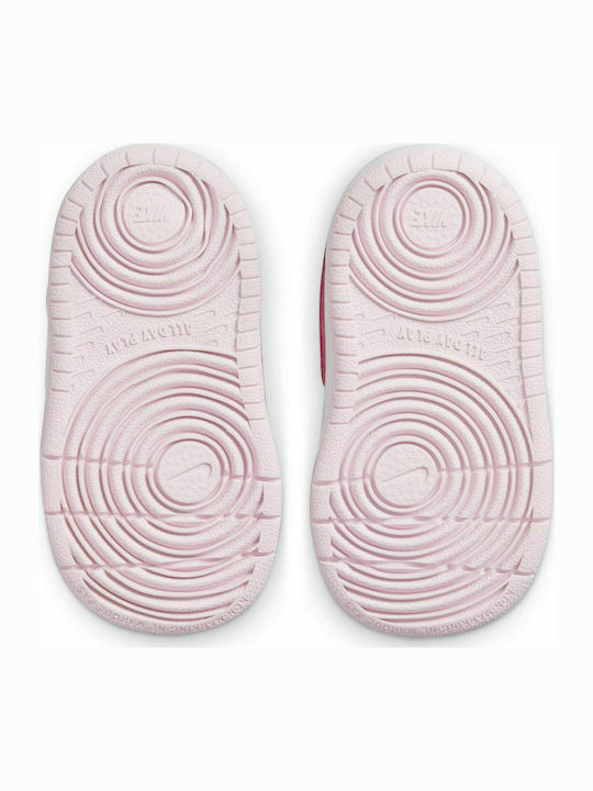 Court Court Borough Kids Sports Shoes White / Dark Beetroot