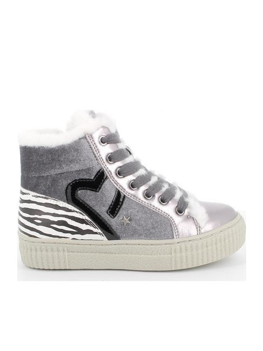 Primigi Kids Sneakers High Anatomic Silver