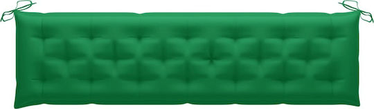 vidaXL Gartenstuhlkissen Mit Rückenlehne Grün 200x50cm