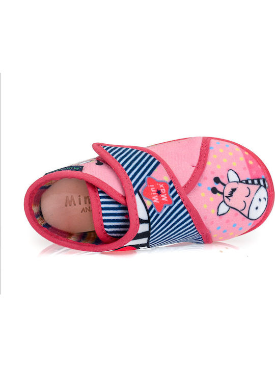 Kinderhausschuhe Stiefel Rosa