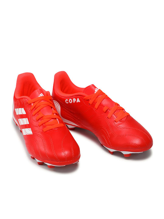 Copa Sense.4 Kids Molded Soccer Shoes Red