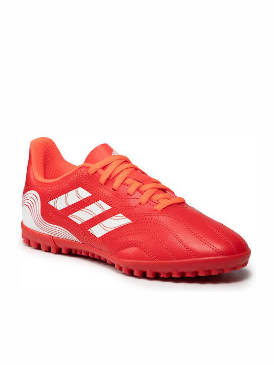 Adidas Παιδικά Ποδοσφαιρικά Παπούτσια Performance Copa Sense.4 TF με Σχάρα Κόκκινα