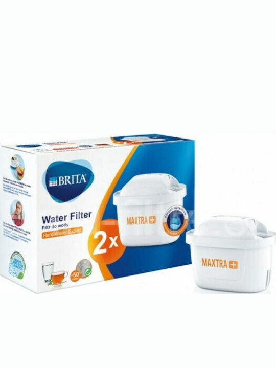 Brita Water Filter Cartridge for Jug from Activated Carbon Maxtra+ 2 Pieces