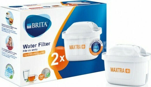 Brita Water Filter Cartridge for Jug from Activated Carbon Maxtra+ 2 Pieces