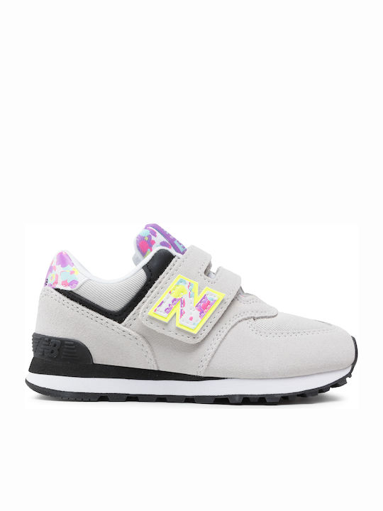 574 CLASSICS Kinder Sneakers mit Klettverschluss Gray