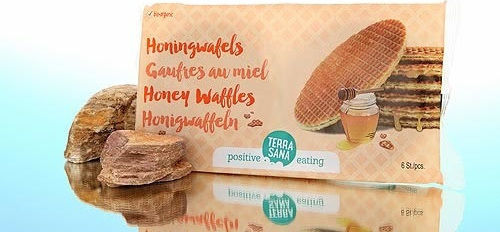 Terrasana Βιολογική Βάφλα Honey 175gr