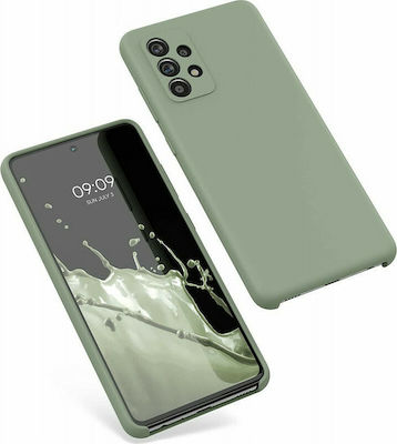 KWmobile Rubber Silicone Back Cover Grey Green (Galaxy A52 / A52s)