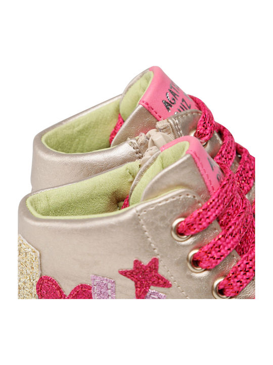 Kids Sneakers High Anatomic Gold