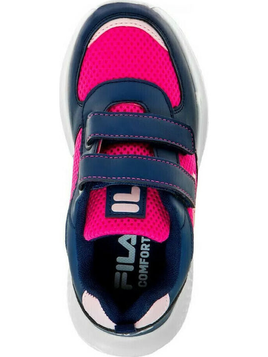 Comfort Happy Încălțăminte sport Joasa pentru copii cu scai Fuchsia