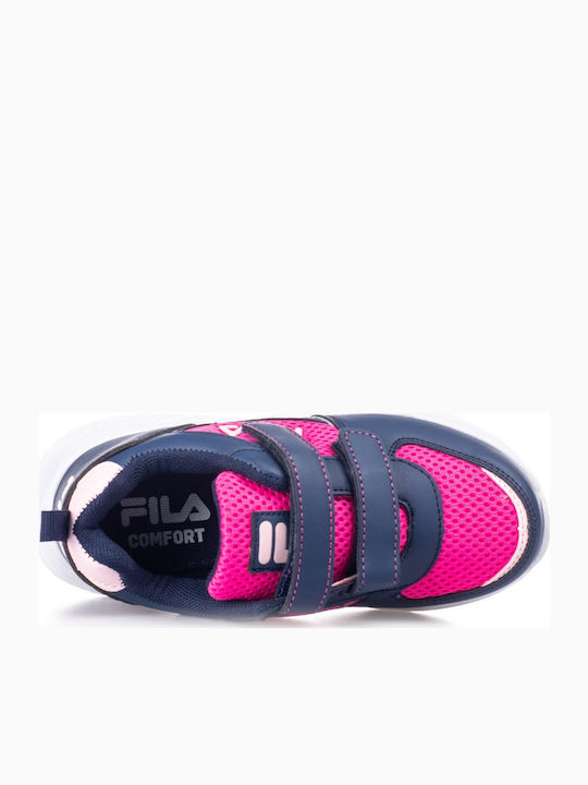 Comfort Happy Încălțăminte sport Joasa pentru copii cu scai Fuchsia