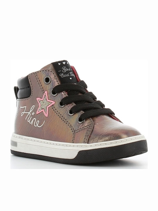 SX Παιδικά Sneakers High Λιλά