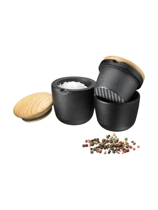 Skeppshult Manual Metallic Spice Mill 8cm Black