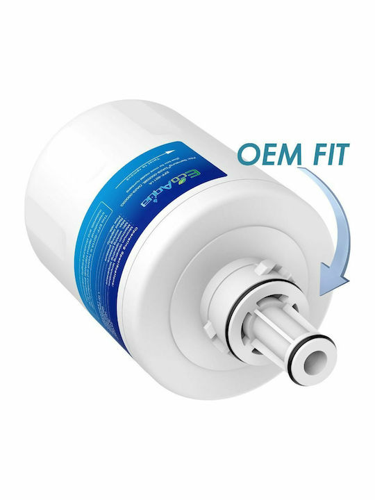 EcoAqua EFF-6011A Compact Activated Carbon Internal Replacement Water Filter for Samsung Refrigerator