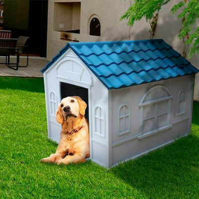 Vesta Medium Dog House Plastic Outdoor White 65x75.5x63.2cm 459.432S