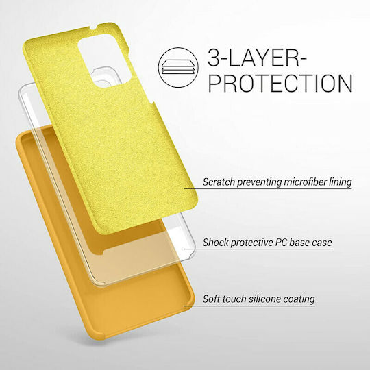 KWmobile Rubber Back Cover Σιλικόνης Iced Mango (Galaxy A52)