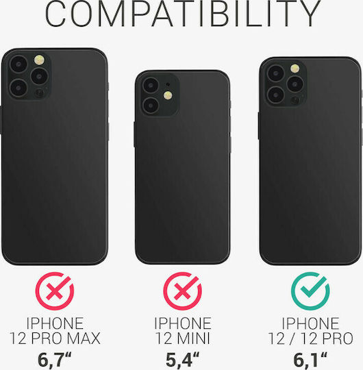 KWmobile Back Cover Silicone Cosmic Orange (iPhone 12 / 12 Pro)