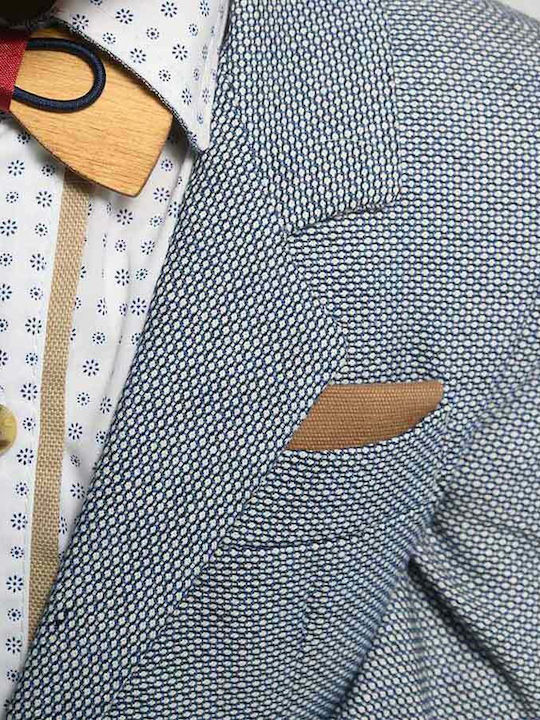 Bonito Baby Boys Baptism Suit with Blazer 19112 6pcs Blue